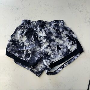 Athletic Works Women's Tie-Dye Running Shorts - Black & White